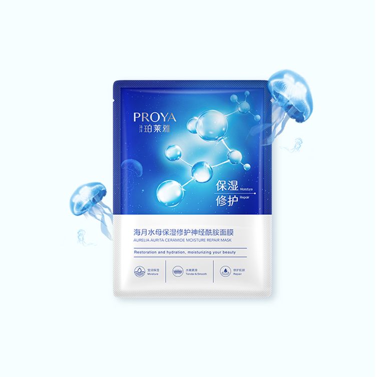 尊龙·Z6海月水母保湿修护神经酰胺面膜